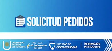 Solicitud de pedidos